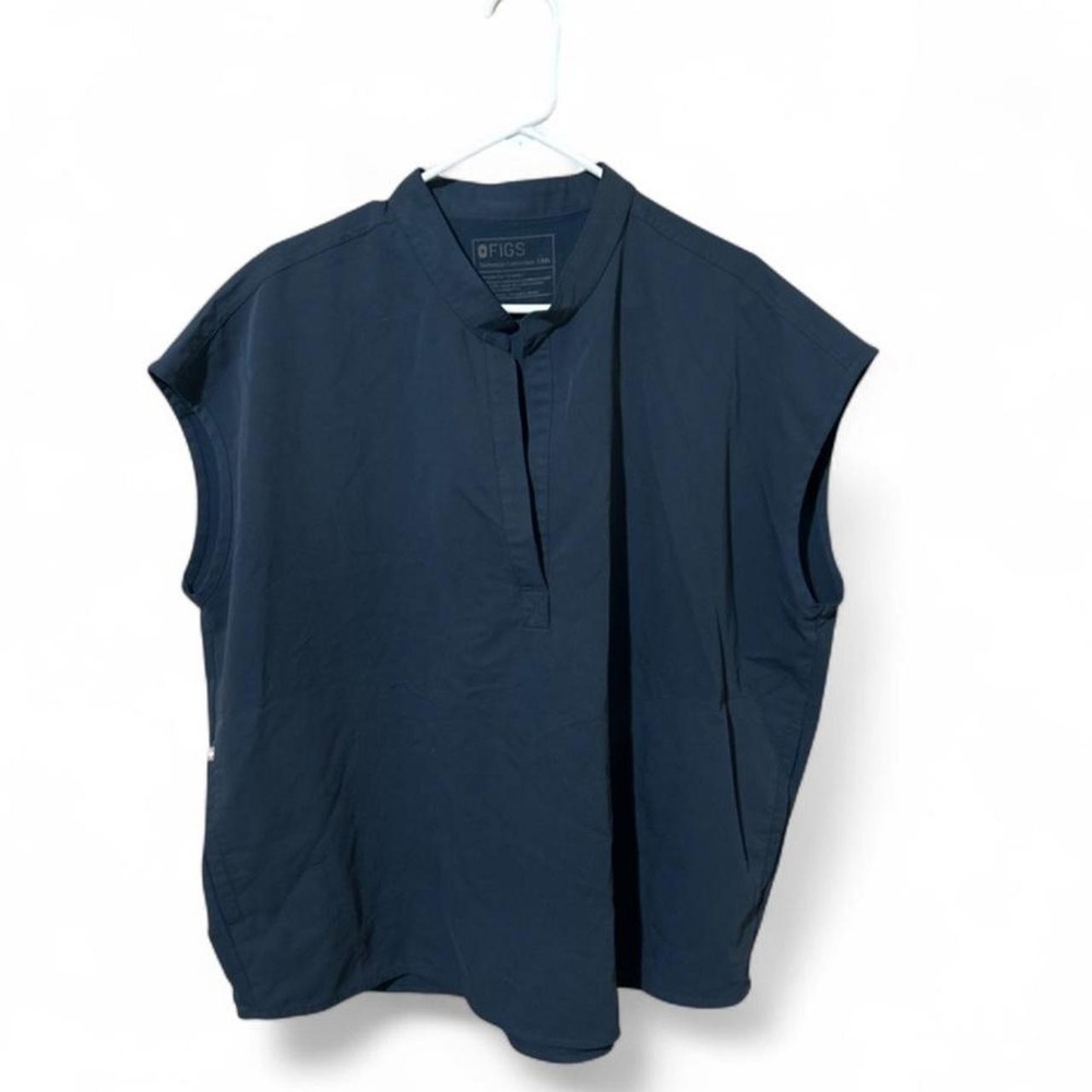 FIGS - Women's Rafaela Oversized Scrub Top™ - Navy - XXL